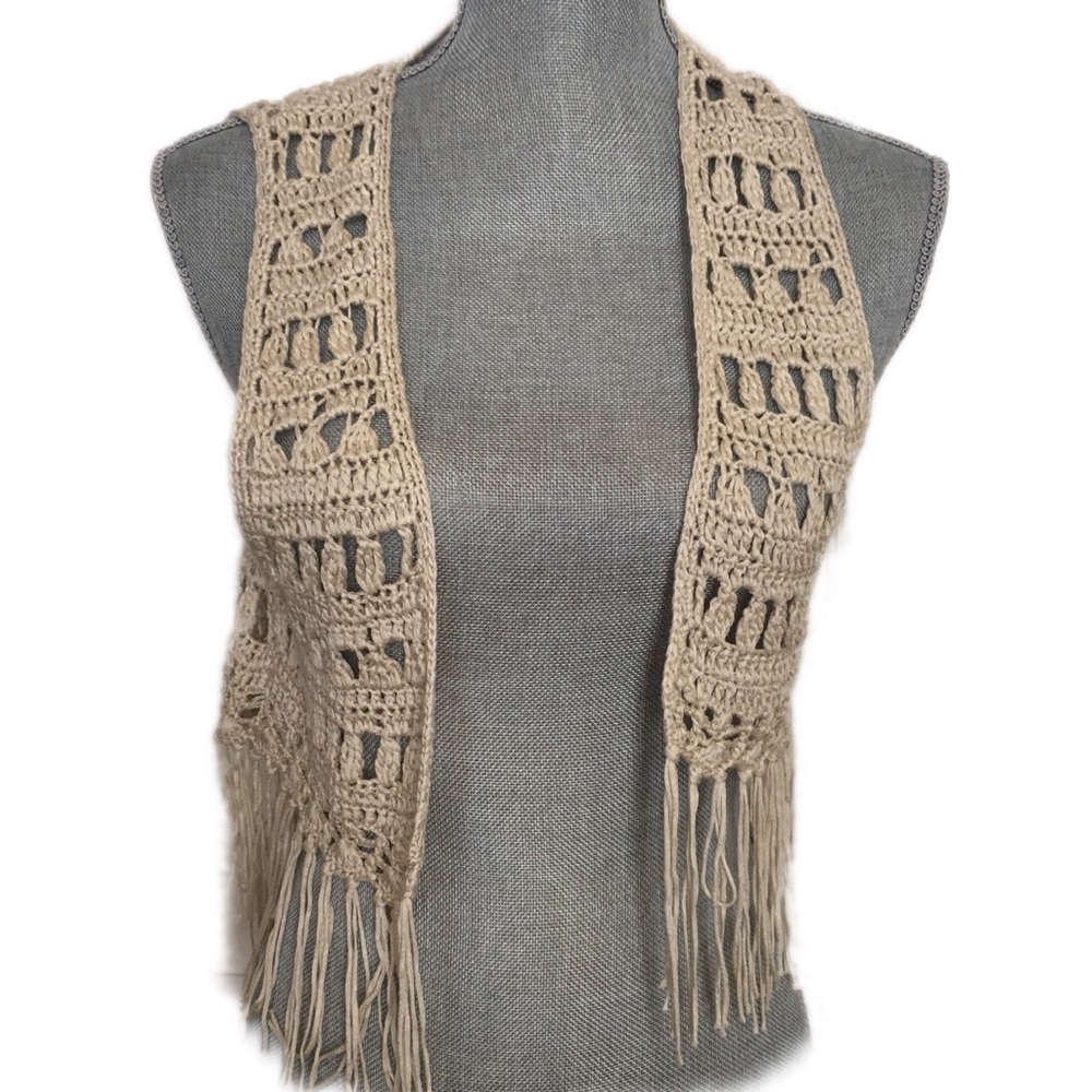 Tilly’s  Sweater Vest, Tan, S/M